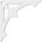 Ekena Millwork Sellek Architectural Grade PVC Bracket, 5/8"W X 10"D X 10"H BKTP01X10X10SK - alternate 4